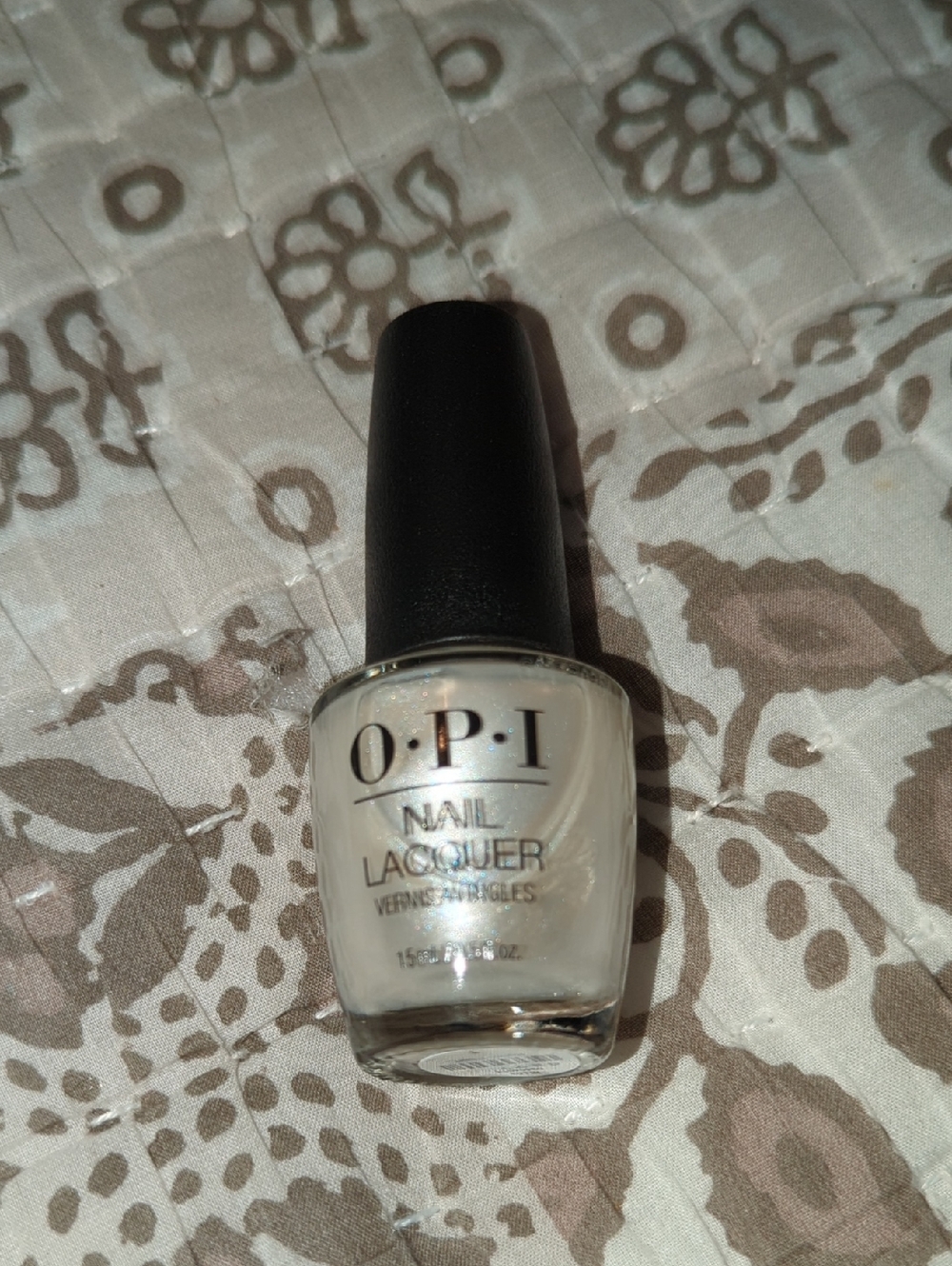OPI Iridescent Pearl White Nail Lacquer